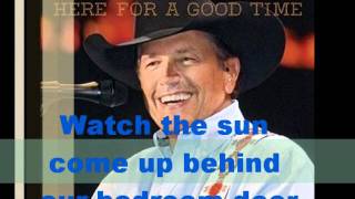 Loves Gonna Make it Alright  George Strait Lyrics on screen [upl. by Odarnoc12]