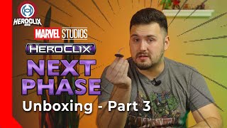 Marvel Studios Next Phase Heroclix Unboxing Part 3  Heroclix USA [upl. by Sension]