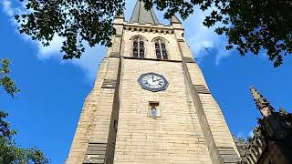 Clock Chimes at Wakefield Cathedral West Yorkshire [upl. by Gabrielle]