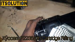 How to Rifil KYOCERA P2235dn Printer Toner2235dneasy Rifling [upl. by Ativet]