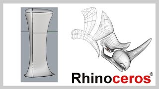 Rhino tutorial軟件教學 21 快速捏出一個有機型 [upl. by Latt]