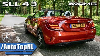 Mercedes SLC 43 AMG 367HP LOOKS DRIVE amp SOUND by AutoTopNL [upl. by Yrhcaz722]