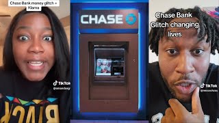 Black People REACTS To Chase Bank Money Glitch Going Viral on Twitter and TikTok [upl. by Anahsor281]