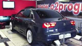 test dyno bancReprogrammation Seat EXeo 2L TDI 170 2009 o2programmation 2134ch [upl. by Aundrea846]