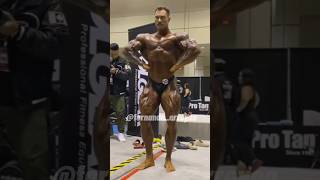 CHRIS BUMSTEAD 2023 OLYMPIA CHAMP BACKSTAGE POSING‼️⭕ mrolympia2023 chrisbumstead [upl. by Sada]