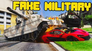 Fake Military Takes Over The City  GTA 5 RP [upl. by Kcirdneh368]