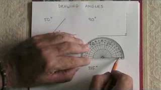 Drawing Angles With a Protractor [upl. by Ileyan697]