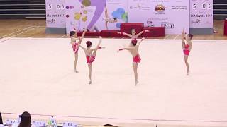 2017 Singapore Gymnastics National Championships  Level 2 Group Freehand [upl. by Luedtke461]