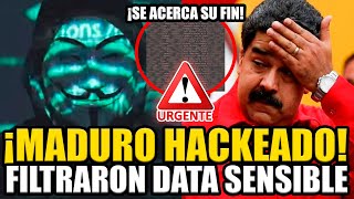 🚨ANONYMOUS HACKEÓ A MADURO Y REVELÓ DATOS SENSIBLES DE LA DICTADURA  BREAK POINT [upl. by Ataeb570]