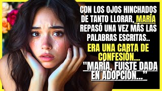 CON LOS OJOS HINCHADOS DE TANTO LLORAR MARÍA REPASÓ UNA VEZ MÁS LAS PALABRAS ESCRITAS [upl. by Natanhoj121]