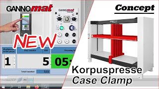 GANNOMAT Concept  Case Clamps with Data Recording [upl. by Nesline]