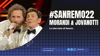 Newsic a Sanremo 2022 MORANDI JOVANOTTI [upl. by Nerin]