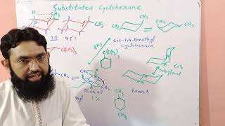 conformations of substituted cyclohexaneStereoisomerismChemistry by professor maziz ur rehman [upl. by Yleik]