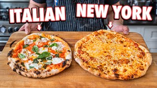 New York City Street Food  ITALIAN PIZZA PIES Slice amp Co NYC [upl. by Nahguav]