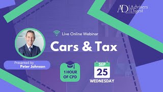 Accountants Boost Your Car Taxation Knowledge With Our ExpertLed Webinar 🚗 [upl. by Ayita]