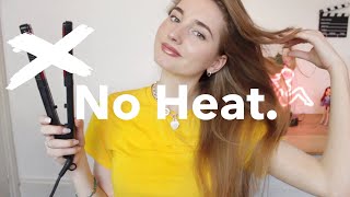 How to Straighten Hair with No Heat Every girl should know [upl. by Allmon194]