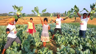 Farm fresh Winter Shalgom and river famous Vangor fish curry cooking for village people [upl. by Yenahpets]