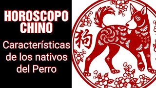 HORÓSCOPO CHINO  Características de los nativos del Perro [upl. by Toolis]