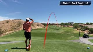 Oasis Golf Club Canyons Course Playthrough in Mesquite Nevada [upl. by Ettenal]