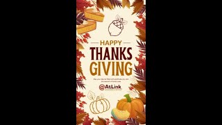 Happy Thanksgiving from AtLink [upl. by Manvell]