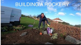 HOW TO BUILD A GARDEN ROCKERY [upl. by Wardle683]