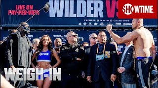 Wilder vs Fury WeighIn  Dec 1 on SHOWTIME PPV [upl. by Godliman]