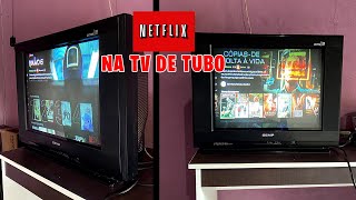 COMO VER NETFLIX NA TV DE TUBO ANTIGA COM O FIRE TV STICK LITE [upl. by Sibella955]