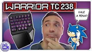 TECLADO GAMER WARRIOR TC 238 DRUGI  COMPREI UM DOS MELHORES TECLADOS GAMER  WARRIOR [upl. by Bary]