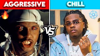 AGGRESSIVE RAP SONGS vs CHILL RAP SONGS [upl. by Cis]