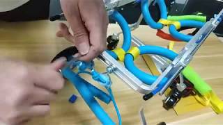 SURPCOS Dog Wheelchair Installation Video 4 wheels [upl. by Maighdlin]