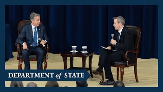 Secretary Blinken participates in “A Conversation on Artificial Intelligence AI at State” [upl. by Coppins989]