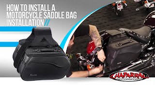 How to Install a Motorcycle Saddlebag Installation Tutorial  ChapMotocom [upl. by Ajiat]