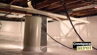 Part 1 Crawlspace Depot DIY Installation [upl. by Vlada]