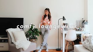 COMFY LOUNGEWEAR OUTFITS 💘 staying cute at home [upl. by Martita]