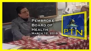 Pembroke Board of Health  reviews a complaint filed against board member Gail McSweeney [upl. by Firmin]