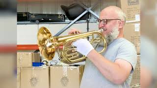 Performance by John Powell using Wessex Tubas Bb Flugabone Marching Trombone FB124 [upl. by Montano]