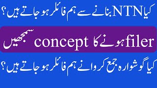 filer or non filer difference in Urdu  income tax basics  Tax Place [upl. by Arikihs844]