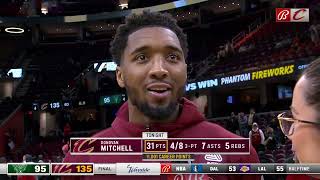 Donovan Mitchell following the Cavaliers domination of the Bucks 13595 [upl. by Neomah329]