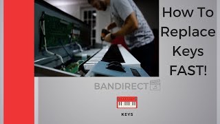 How To Replace Keys On ALL Yamaha Keyboards FAST [upl. by Buseck608]