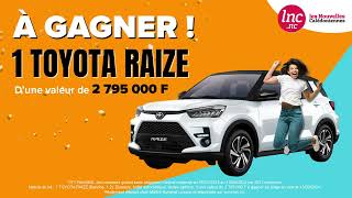 1 TOYOTA RAIZE à GAGNER avec Les Nouvelles Calédoniennes [upl. by Hasila]