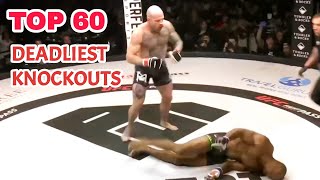 Top 60 Deadliest Knockouts in MMAs [upl. by Anana]