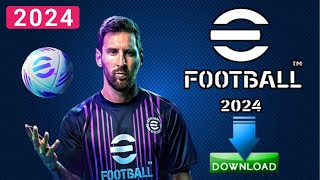 Cómo descargar eFootball 2024  Cómo instalar eFootball 2024 manera fácil [upl. by Jenne]