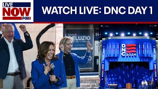 WATCH LIVE Democratic National Convention begins today Palestine protests heat up  LiveNOW FOX [upl. by Anelat]