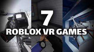 7 Roblox VR games you probably dont know that exist [upl. by Thadeus]