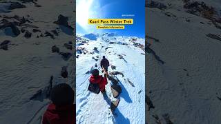 Kuari Pass Winter Trek [upl. by Neret]