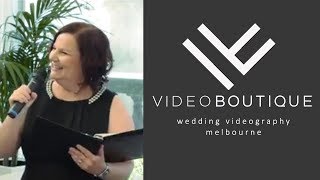 Alison McCallum  Wedding Celebrant Melbourne  Videoboutique [upl. by Burt]