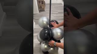 🎉Cómo Crear👆👆 Columnas de Globos ElegantesDecoración Fácil y Sofisticada para Eventos [upl. by Ecinereb]