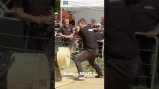 Dudes a BEAST video youtubeshorts youtubevideos youtube youtuber timbersports wow cool [upl. by Gorey]