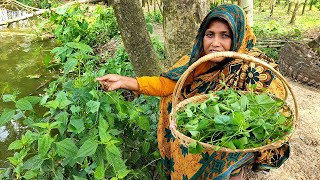 পুকুর পাড়ের তাজা তেলাকুচা শাকের এই রান্নাটি আপনার মুখের স্বাদ বদলে দেবে Telakucha Shak Shrimp Curry [upl. by Silvia]