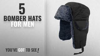 Top 10 Bomber Hats For Men 2018 Adult Fur Lined Waterproof Trapper Hat [upl. by Diana]